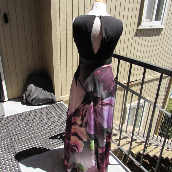#365  WOMEN'S LONG FLORAL DRESS BY COAST  (SIZE 6US / 10UK) - Picture 3 of 3